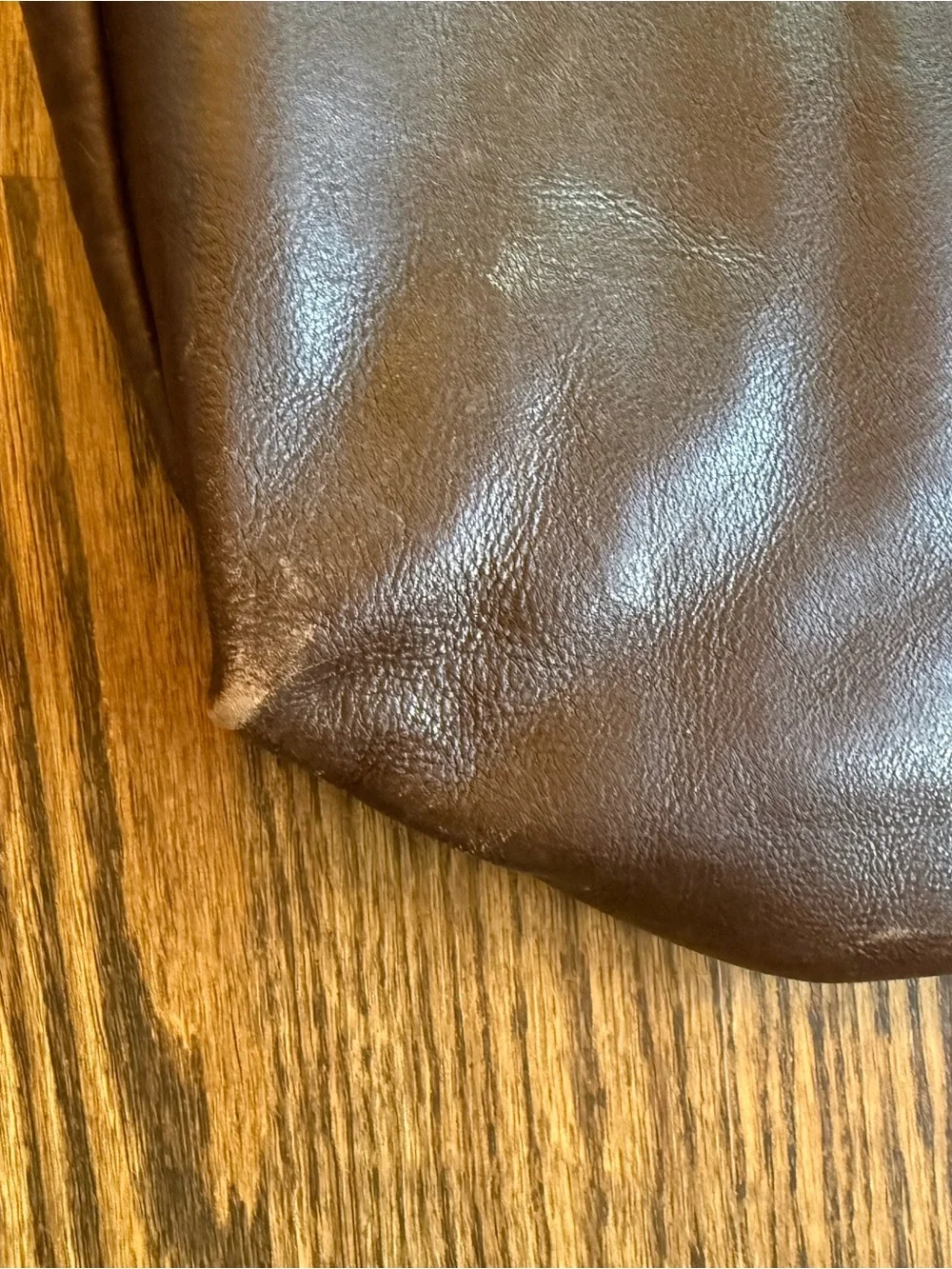 Genuine Leather Slouchy Crossbody Shoulder Bag